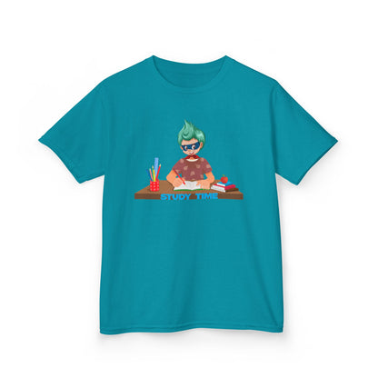 Kids Heavy Cotton™ Tee - Super kiddo studying - [[{"value":"Wonderwear Kid"}]]