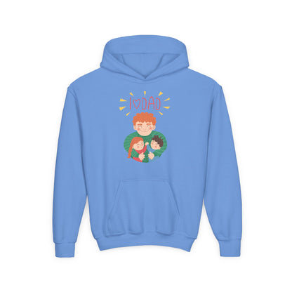 Youth Heavy Blend Hooded Sweatshirt - Daddys love Printify