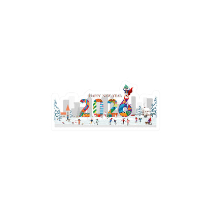 Christmas Kiss-Cut Vinyl Decals – Happy 2026 - [[{"value":"Wonderwear Kid"}]]