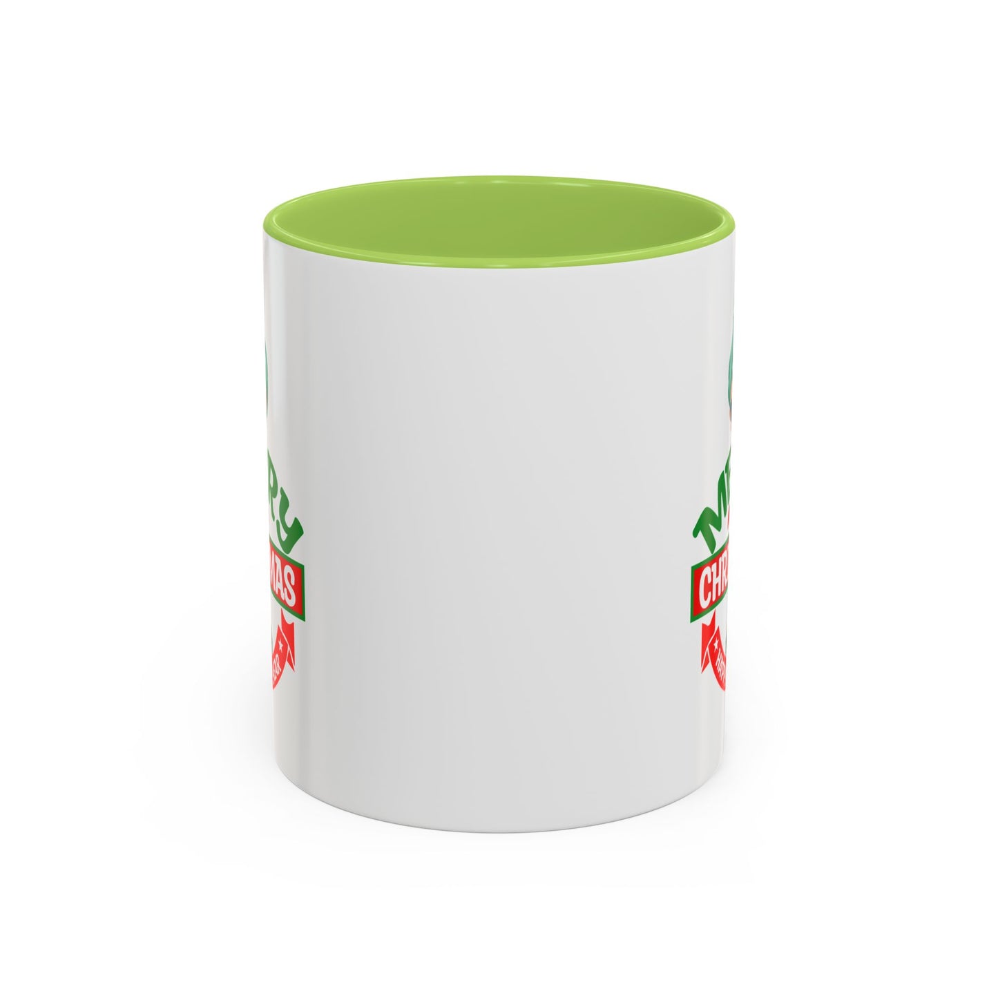 Accent Coffee Mug - Merry chridtmas from super kiddo