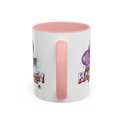 Accent Coffee Mug - Happy holloween - spider kiddo - [[{"value":"Wonderwear Kid"}]]