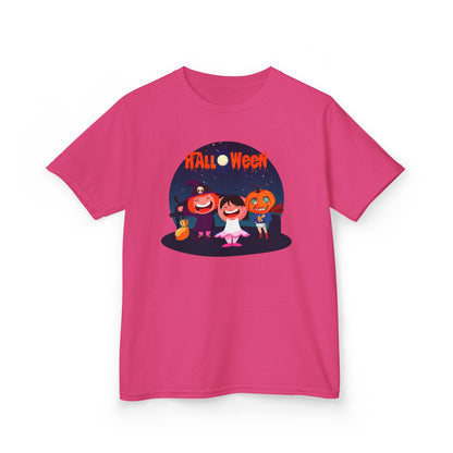 Kids Heavy Cotton™ Tee - Super kiddo wearing pumpkin - [[{"value":"Wonderwear Kid"}]]