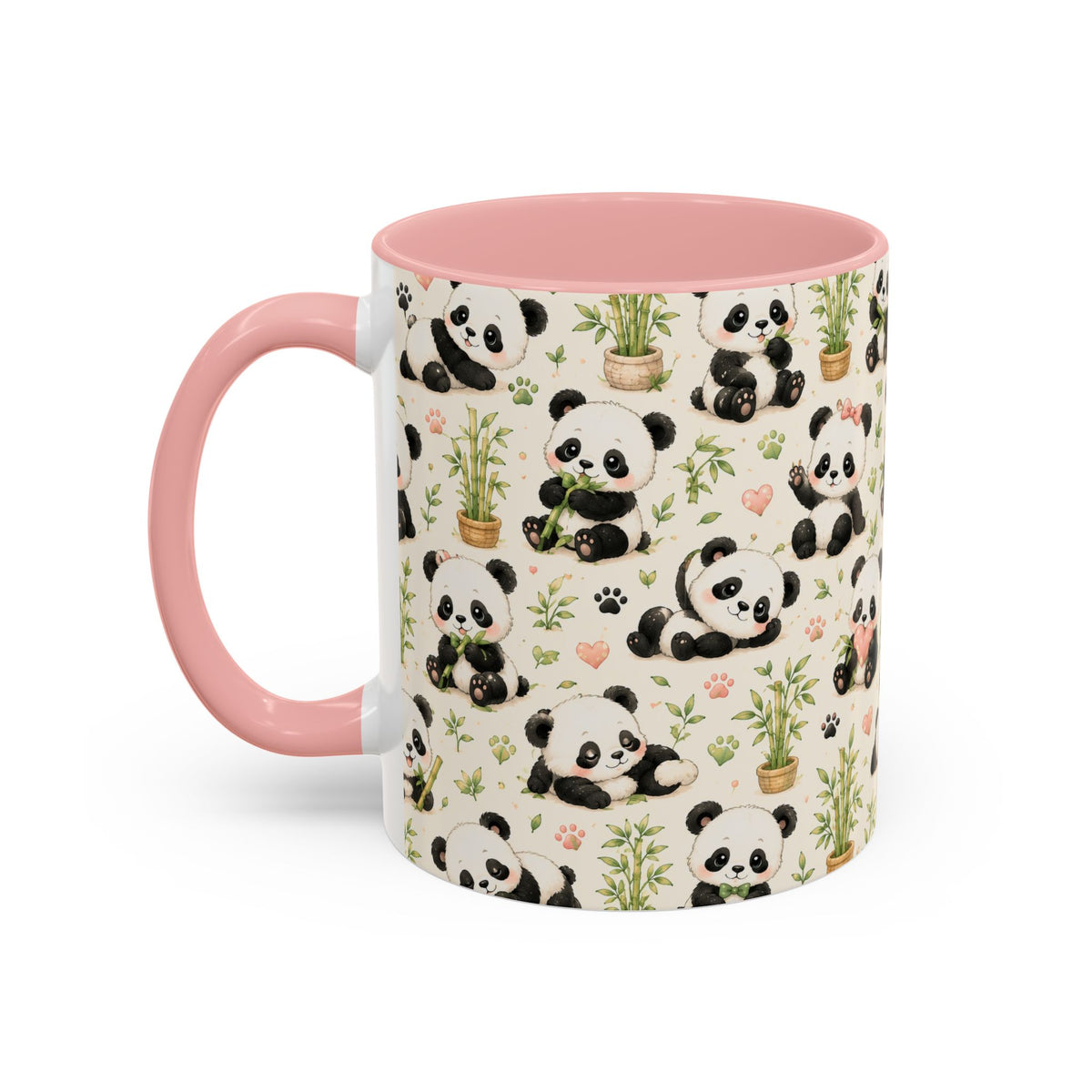 Accent Coffee Mug  (11/15 oz) - baby pandas