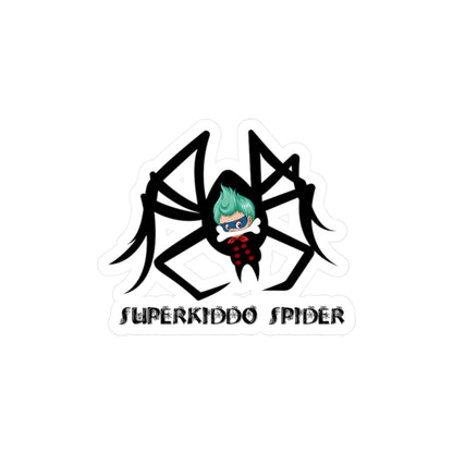 Halloween Kiss-Cut Vinyl Decals – Spider kiddo Printify