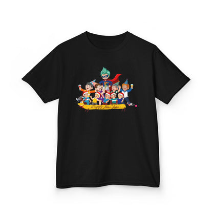 Kids Heavy Cotton™ Tee - Happy new year with friends - [[{"value":"Wonderwear Kid"}]]