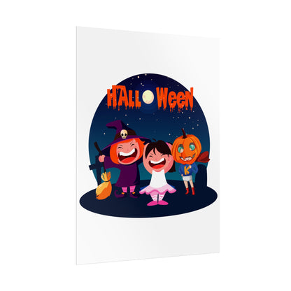 Rolled Posters - Super kiddo wearing pumpkin - [[{"value":"Wonderwear Kid"}]]