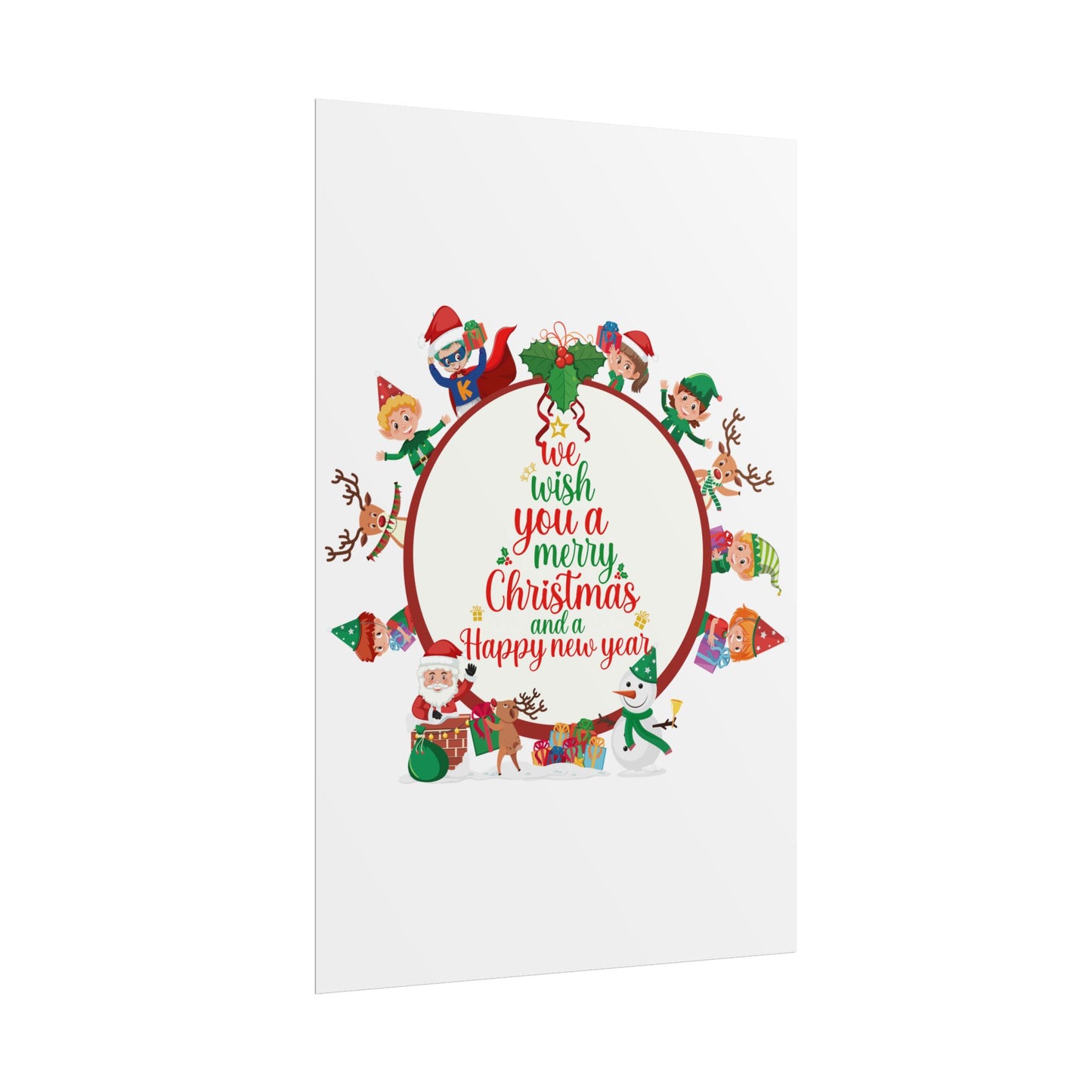 Rolled Posters - We wish you a merry christmas - [[{"value":"Wonderwear Kid"}]]