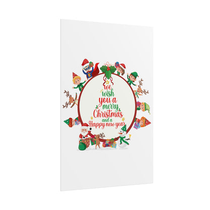 Rolled Posters - We wish you a merry christmas - [[{"value":"Wonderwear Kid"}]]