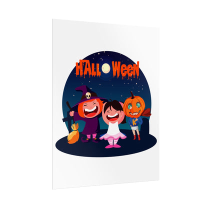 Rolled Posters - Super kiddo wearing pumpkin - [[{"value":"Wonderwear Kid"}]]