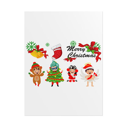 Rolled Posters - Merry christmas from super kid - [[{"value":"Wonderwear Kid"}]]