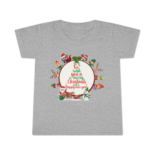 Toddler T-shirt - We wish you a merry Christmas - [[{"value":"Wonderwear Kid"}]]