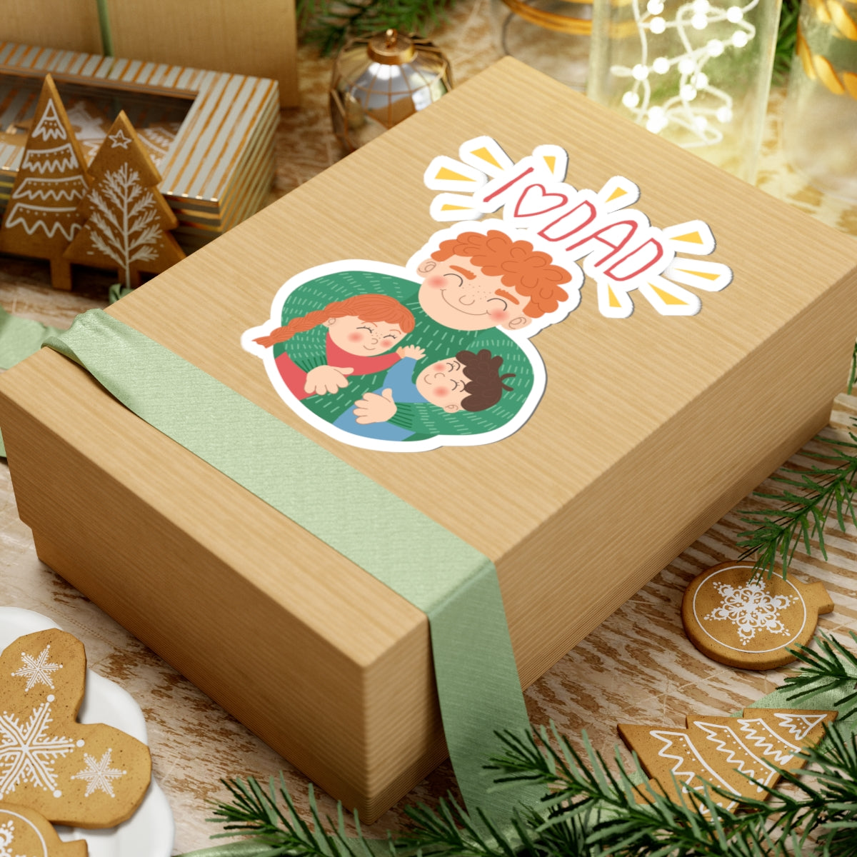 Kiss-Cut Vinyl Decals - Daddys love