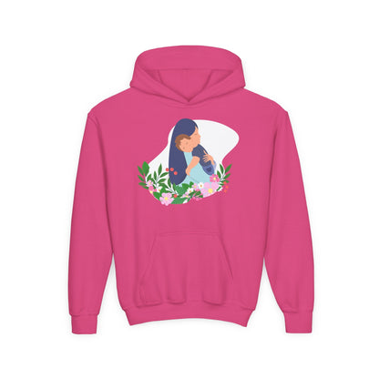 Youth Heavy Blend Hooded Sweatshirt - Mothers love Printify