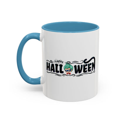 Accent Coffee Mug - Happy halloween by super kiddo Printify