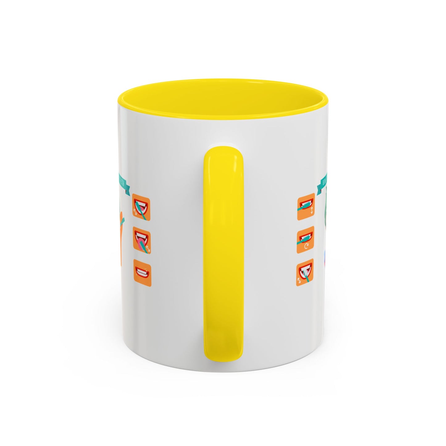 Accent Coffee Mug - Super kiddo how to brush teeth