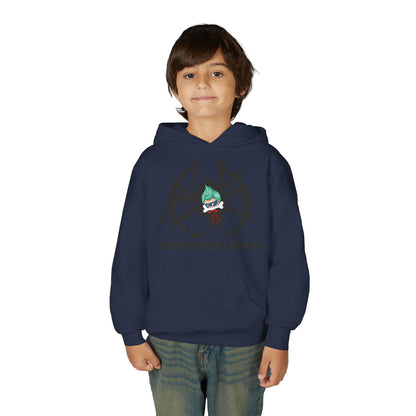 Youth Heavy Blend Hooded Sweatshirt - Spider kiddo - [[{"value":"Wonderwear Kid"}]]