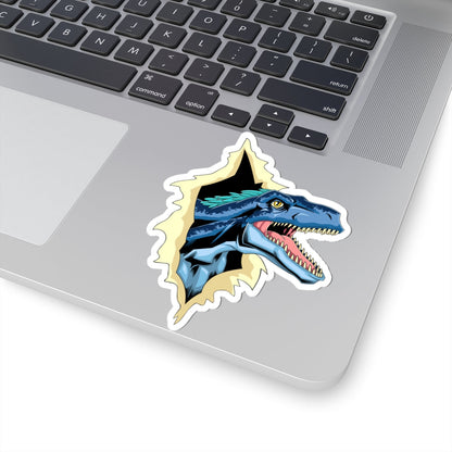 Kiss-Cut Vinyl Decals - Utahraptor dinosaur Printify