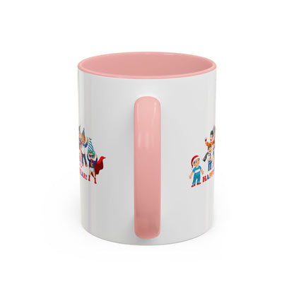 Accent Coffee Mug - Happy new year from super kiddo - [[{"value":"Wonderwear Kid"}]]