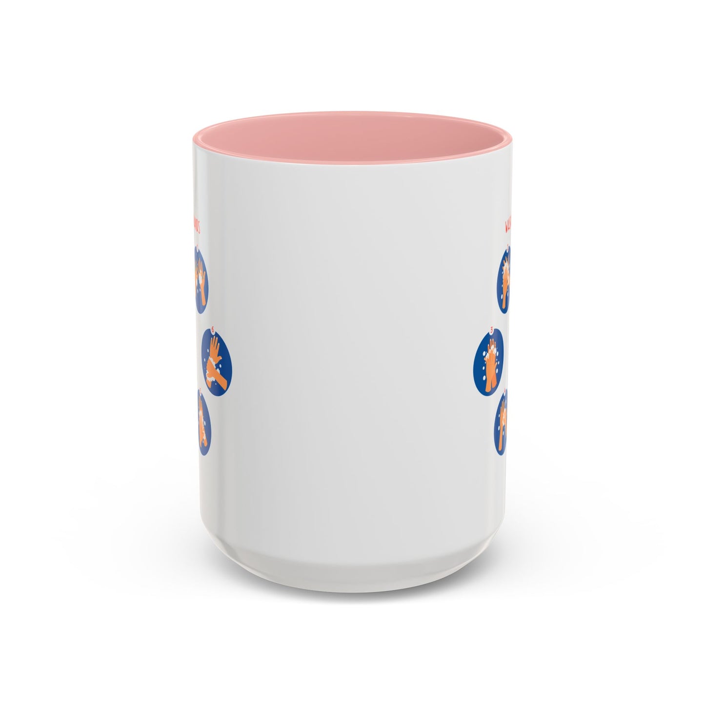 Accent Coffee Mug - Super kiddo teaching how to wash hands