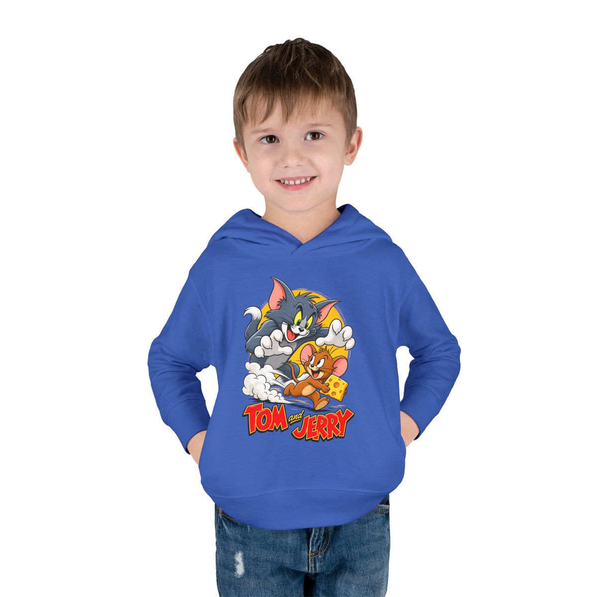 Toddler Hoodie — Tom and Jerry Cheese Chase