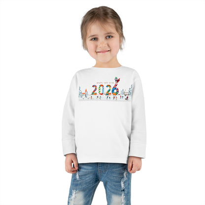 Toddler Long Sleeve Tee - Happy 2026 - [[{"value":"Wonderwear Kid"}]]