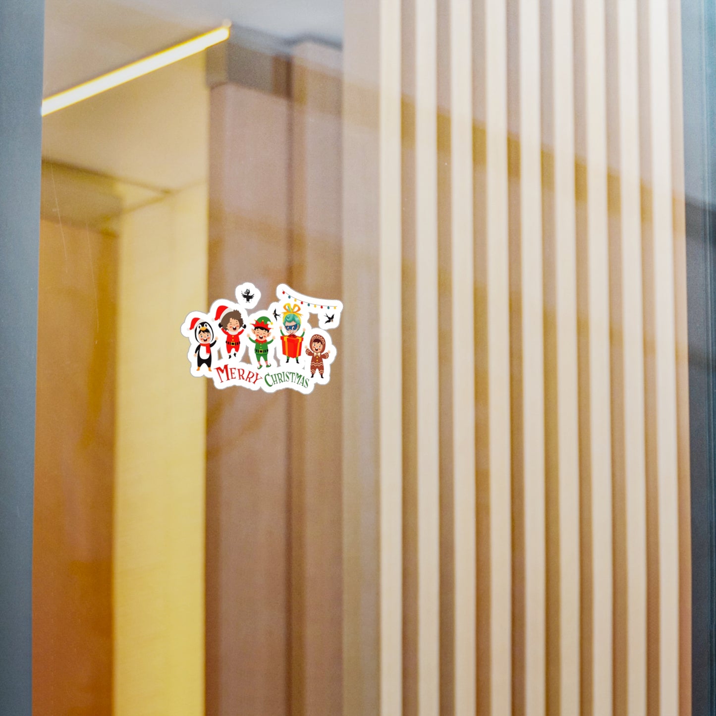 Christmas Kiss-Cut Vinyl Decals – Merry christmas by super kiddo and friends - [[{"value":"Wonderwear Kid"}]]