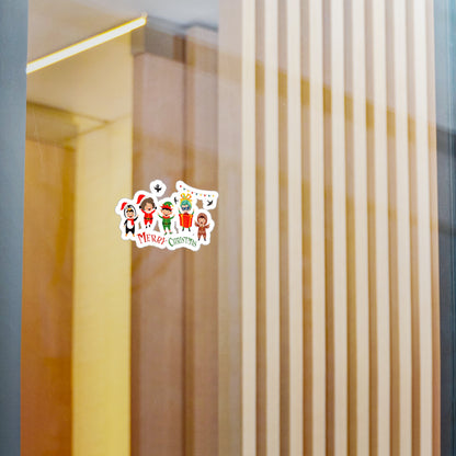 Christmas Kiss-Cut Vinyl Decals – Merry christmas by super kiddo and friends - [[{"value":"Wonderwear Kid"}]]