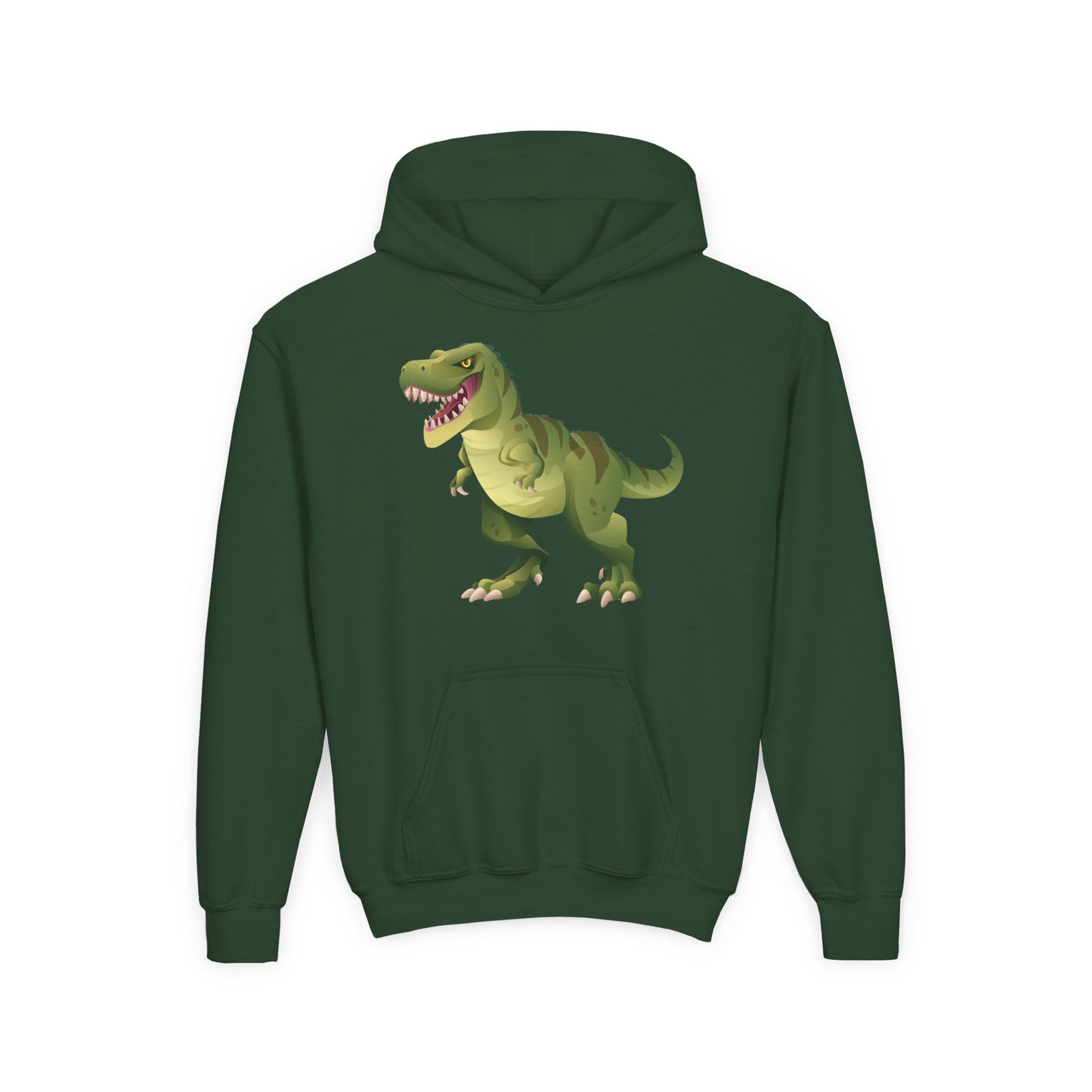 Youth Heavy Blend Hooded Sweatshirt - Tyrannosaurus