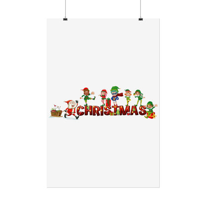 Rolled Posters - Christmas with santa claus and friends - [[{"value":"Wonderwear Kid"}]]