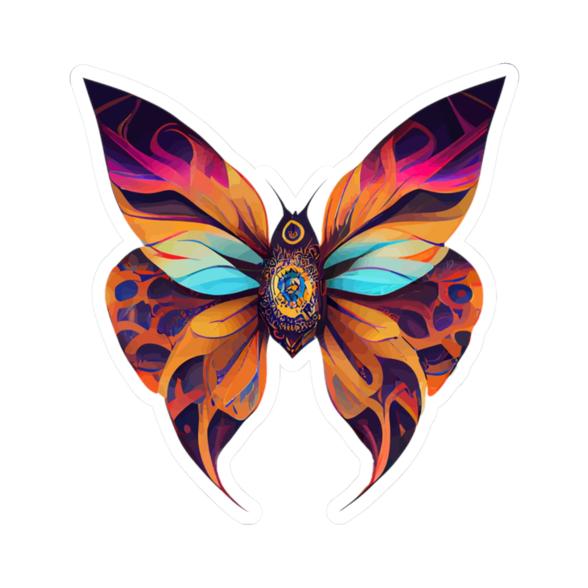 Kiss-Cut Vinyl Decals - beautiful butterfly