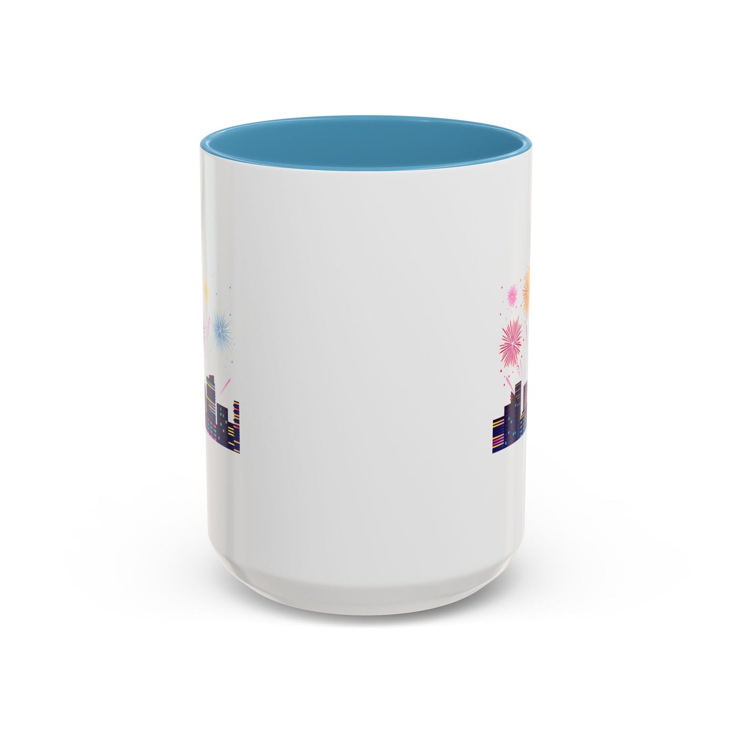 Accent Coffee Mug - Super kiddo with fireworks