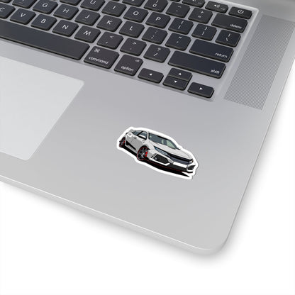 Kiss-Cut Vinyl Decals - Sedan car Printify