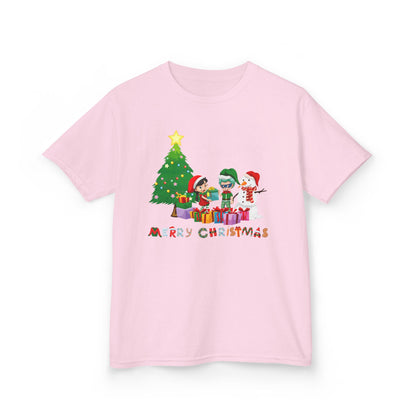 Kids Heavy Cotton™ Tee - Super kiddo preparing gifts - [[{"value":"Wonderwear Kid"}]]