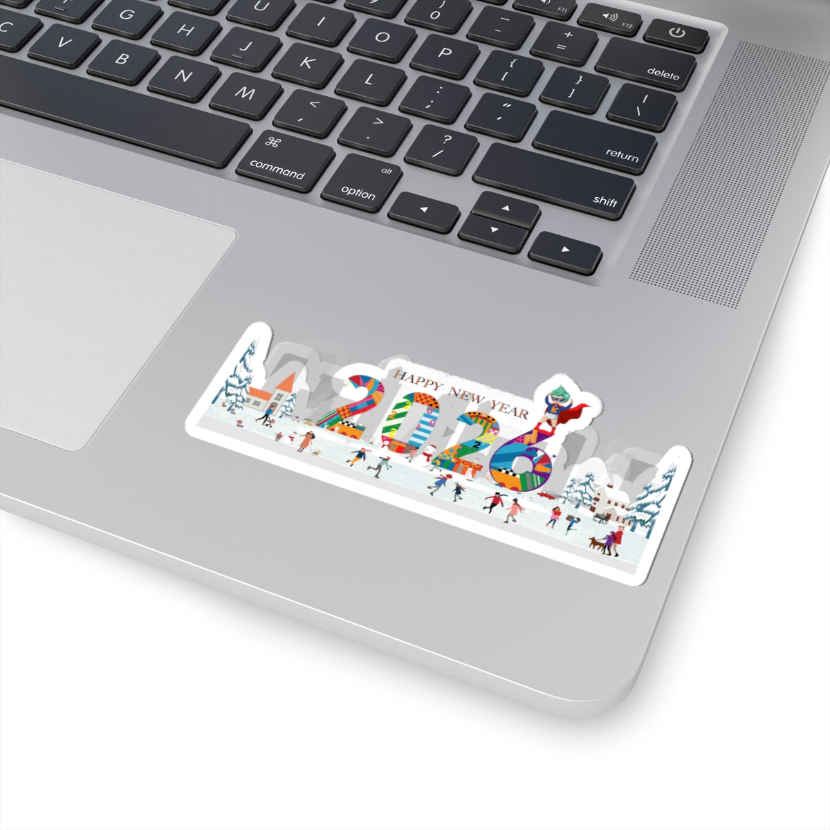 Kiss-Cut Stickers - Happy 2026 - [[{"value":"Wonderwear Kid"}]]