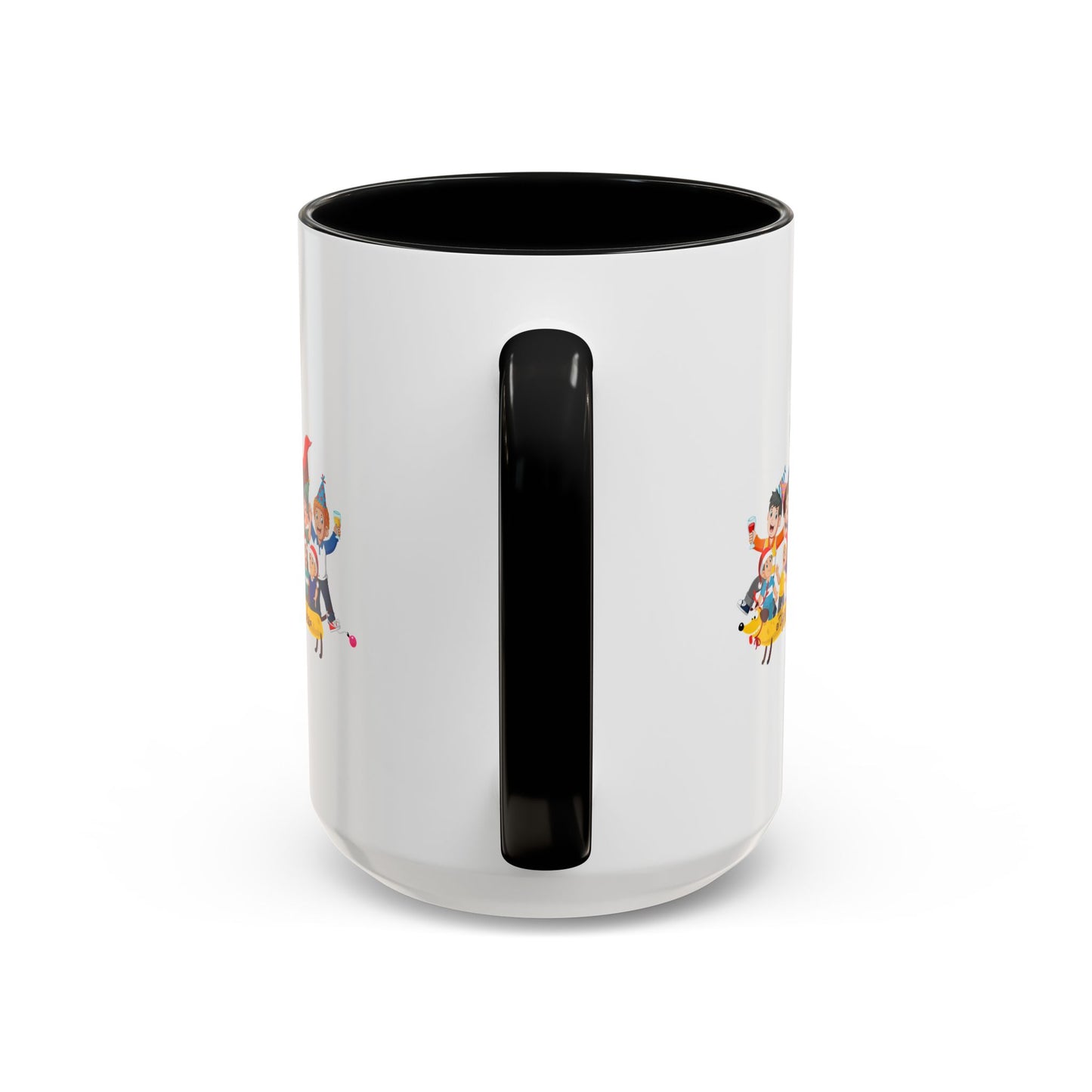 Accent Coffee Mug - Happy new year with friends