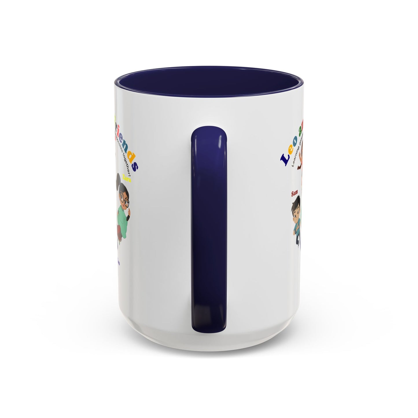 Accent Coffee Mug - Leo & Friends - Learning and growing