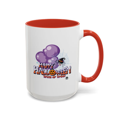 Accent Coffee Mug - Happy holloween - spider kiddo - [[{"value":"Wonderwear Kid"}]]