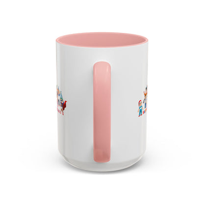 Accent Coffee Mug - Happy new year from super kiddo - [[{"value":"Wonderwear Kid"}]]