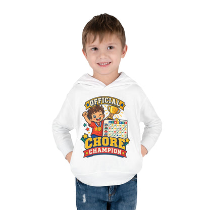 Toddler Hoodie — Official Chore Champion Badge
