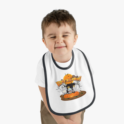 Baby Bib - Super kiddo with ghost - [[{"value":"Wonderwear Kid"}]]