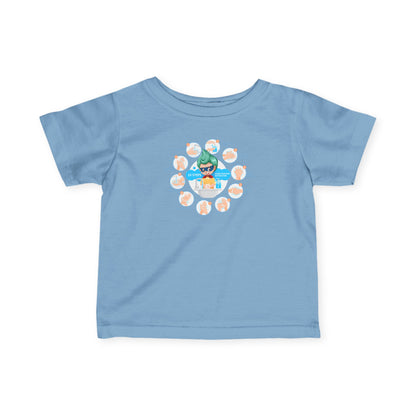 Infant Fine Jersey Tee - Super kiddo hand washing steps - [[{"value":"Wonderwear Kid"}]]