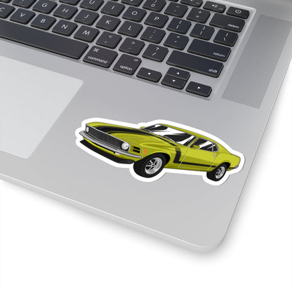 Kiss-Cut Vinyl Decals - Super fast car Printify