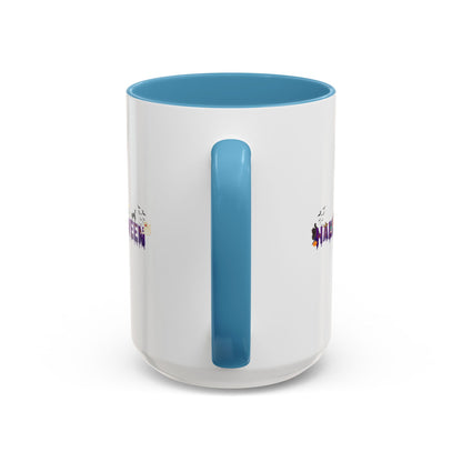 Accent Coffee Mug - Holloween word Printify