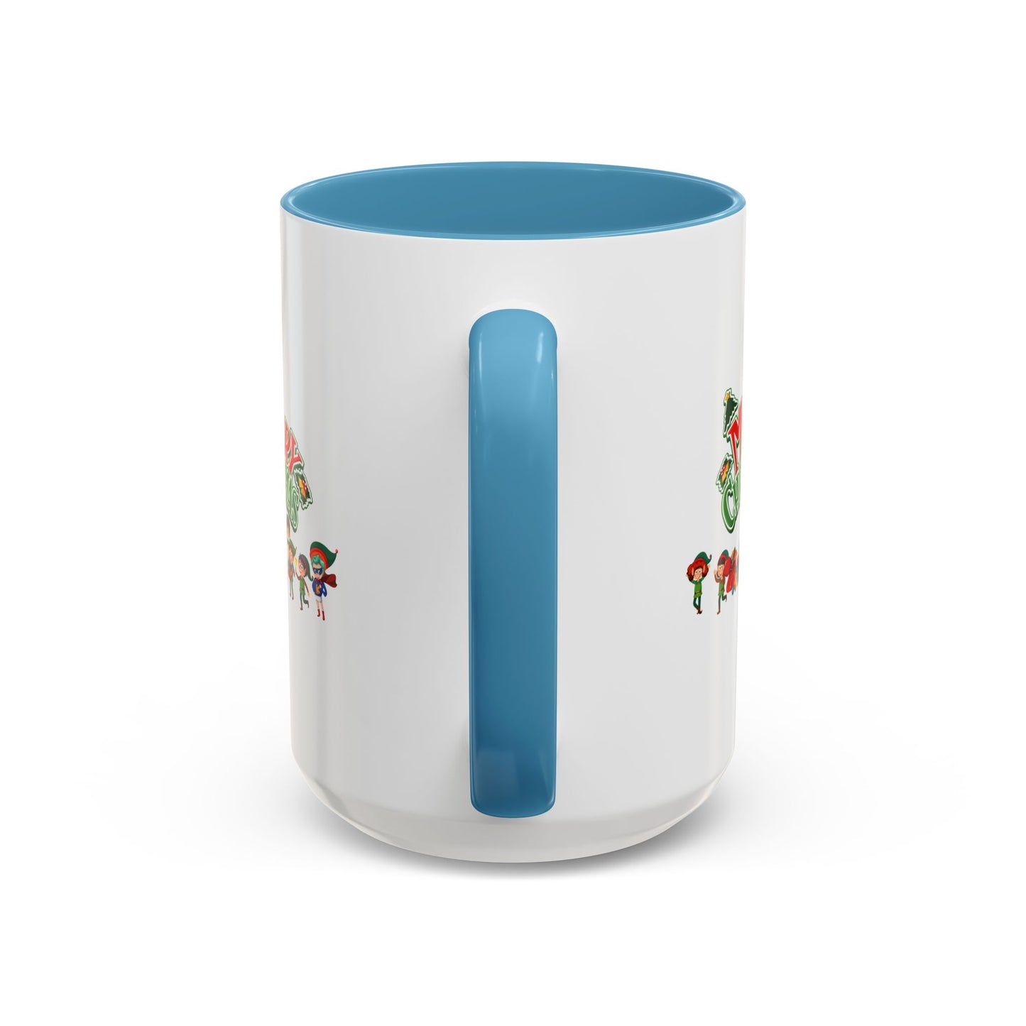 Accent Coffee Mug - Merry christmas from super friends
