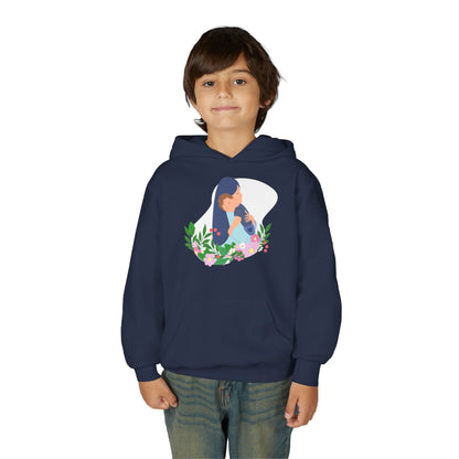 Youth Heavy Blend Hooded Sweatshirt - Mothers love Printify