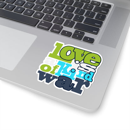 Kiss-Cut Stickers - Love is Kind Printify