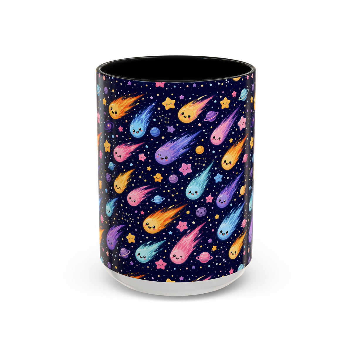 Accent Coffee Mug  (11/15 oz) - Cosmic Comet