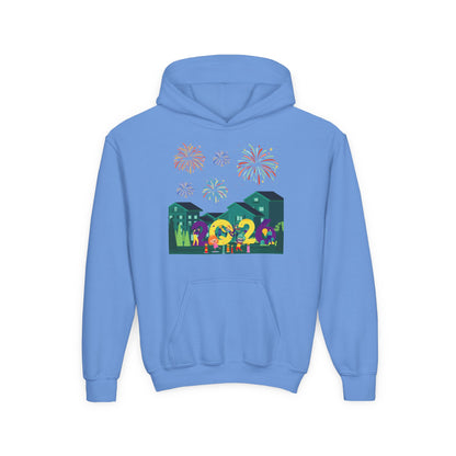 Youth Heavy Blend Hooded Sweatshirt - Super kiddo on house - [[{"value":"Wonderwear Kid"}]]