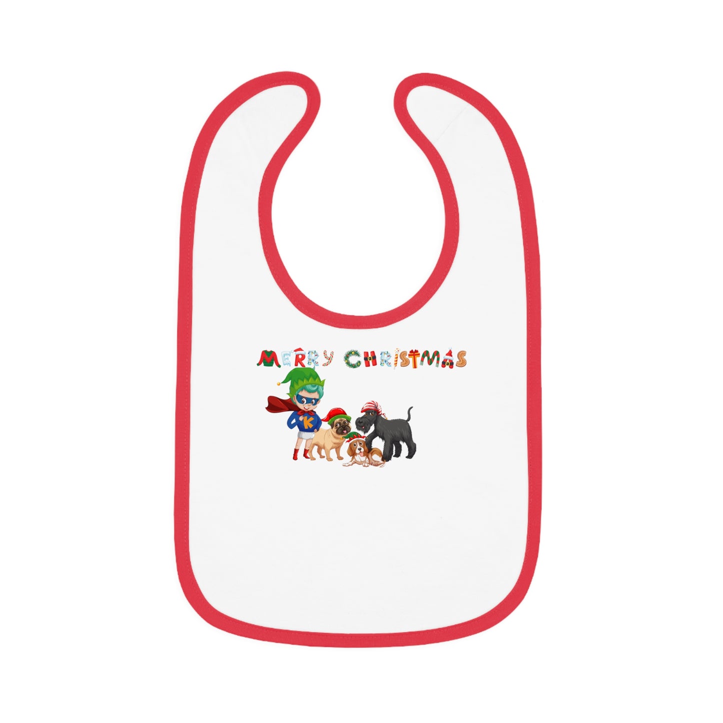 Baby Bib - Super kiddo woith pet friends