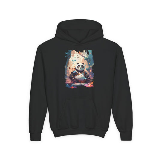 Youth Heavy Blend Hooded Sweatshirt - Kung fu Panda Printify
